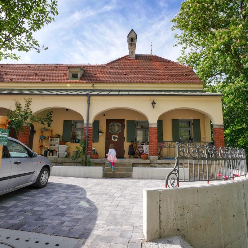 Bauliche Maßnahmen am Schloss Hurlach bei Landsberg am Lech